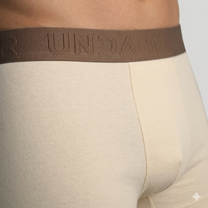 Boxershorts Herren | Aus gekämmter Baumwolle | 4 Pack Beige