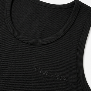 Tank Tops Herren | 100% Baumwolle | 2 Paar Schwarz