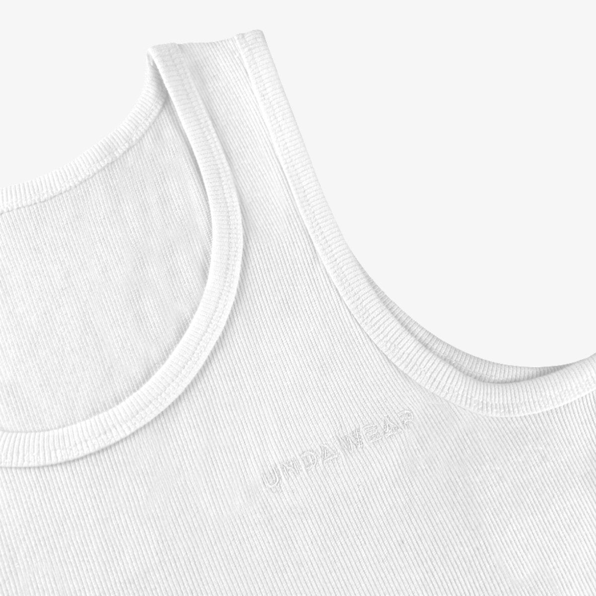 Tank Tops Herren | 100% Baumwolle | 2 Paar Weiß
