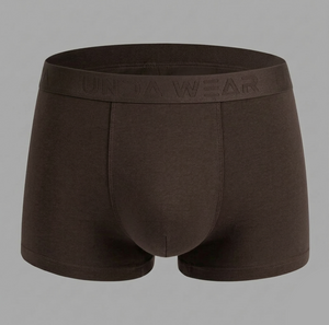 Boxershorts Herren | Aus gekämmter Baumwolle | 4 Pack Braun