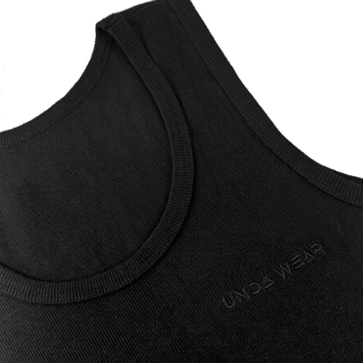 Tank Tops Herren | 100% Baumwolle | 2 Paar Schwarz
