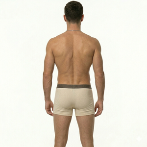 Boxershorts Herren | Aus gekämmter Baumwolle | 4 Pack Beige