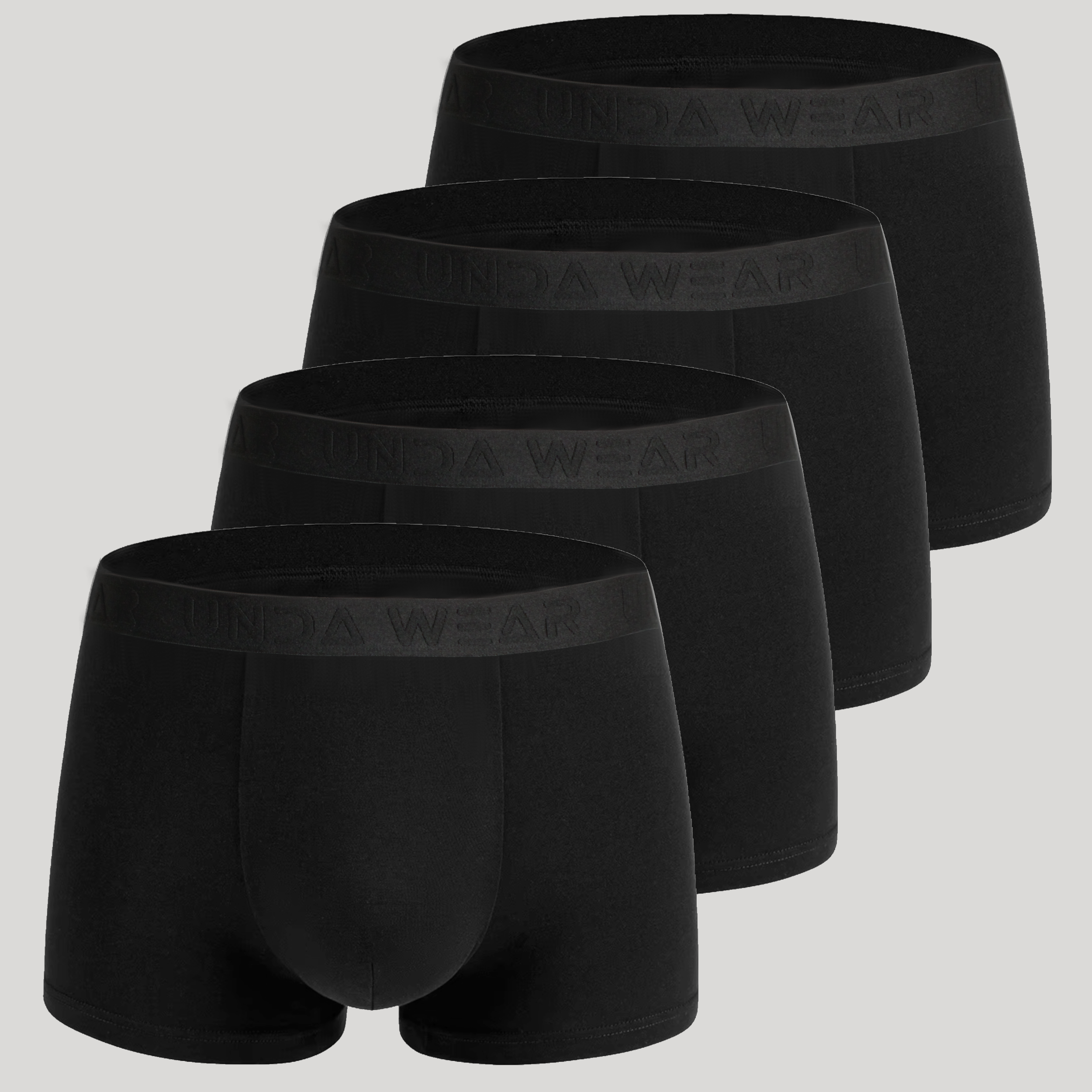 Baumwoll Boxershorts Herren | 4 Paar Baumwoll Boxershorts Herren | 8 Paar Baumwoll Unterhosen | Boxershorts aus Baumwolle Mix | Boxershorts aus Baumwolle Schwarz