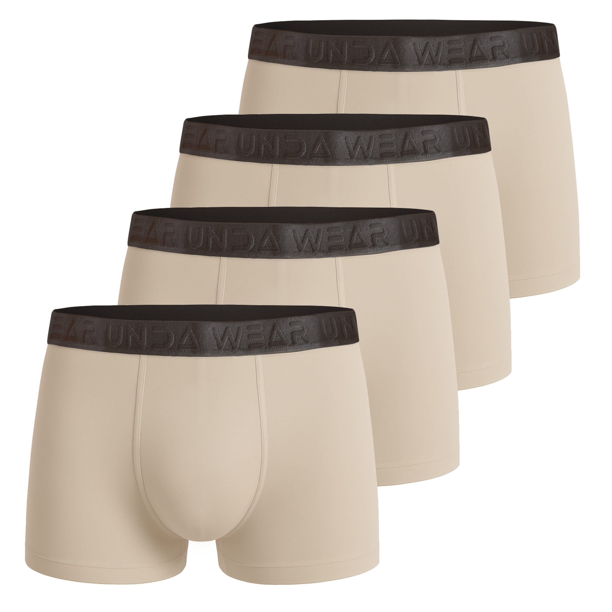 Baumwoll Boxershorts Herren | 4 Paar Baumwoll Boxershorts Herren | 8 Paar Baumwoll Unterhosen | Boxershorts aus Baumwolle Mix | Boxershorts aus Baumwolle Beige