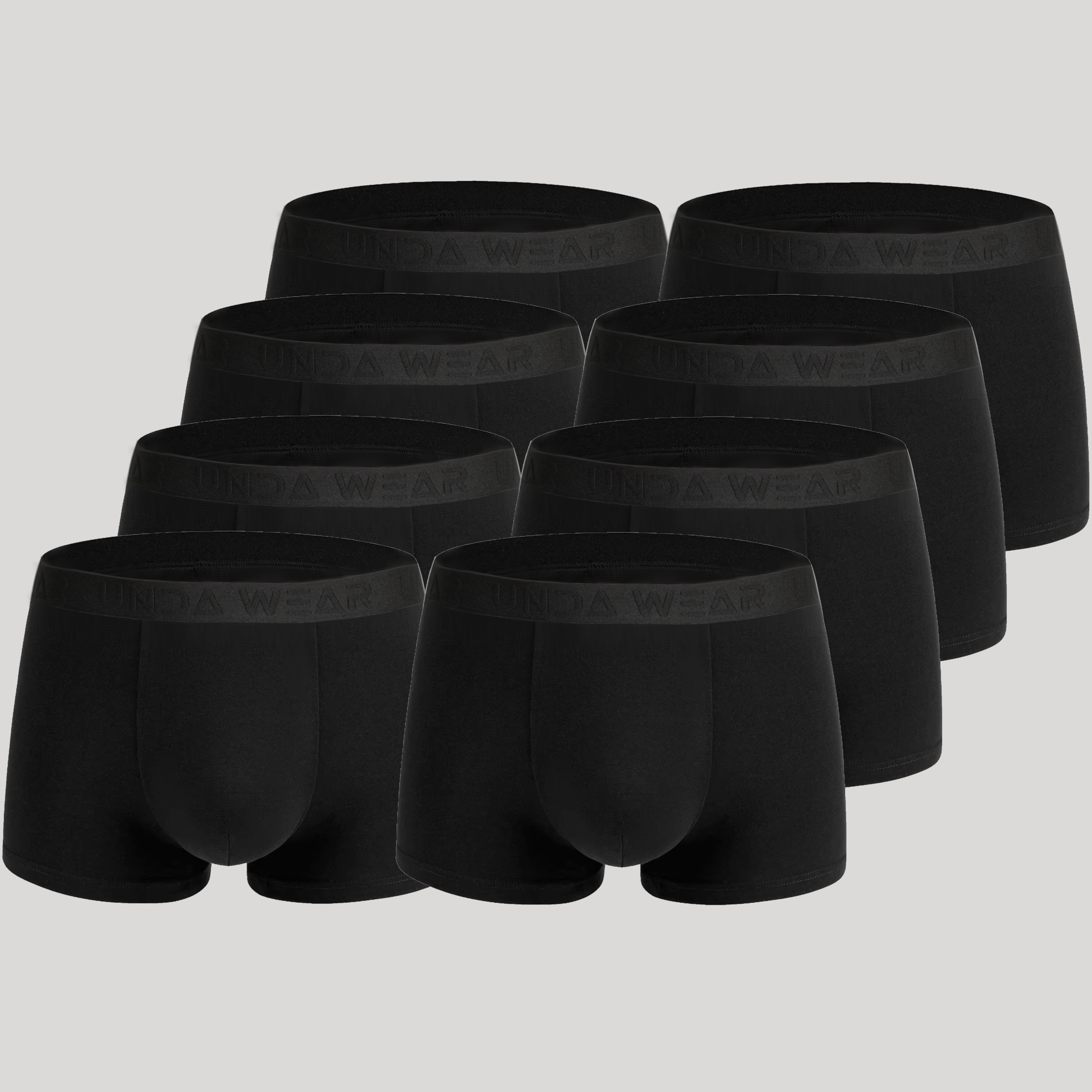 Baumwoll Boxershorts Herren | 8 Paar Baumwoll Boxershorts Herren | 8 Paar Baumwoll Unterhosen | Boxershorts aus Baumwolle Mix | Boxershorts aus Baumwolle Schwarz